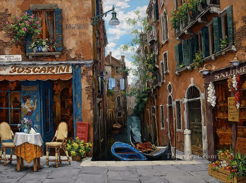 Venecia en flor Pintura al óleo